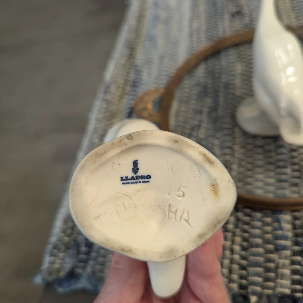 Vintage Lot of 3 Lladro Goose Geese Figurines - Picture 3 of 8